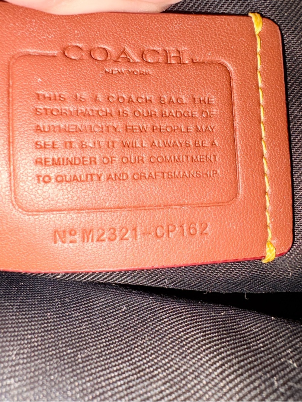 Coach Charter Pack Black Pebble Leather Sling (CP162) - Excellent - Picture 2 of 14